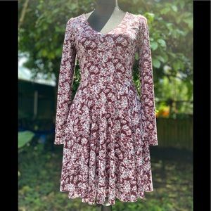 Kimchi Blue Floral Long Sleeve Dress